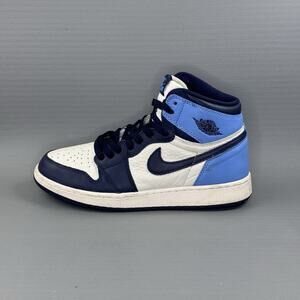 Nike Air Jordan 1 Retro High Og Gs Obsidian UNC GS 575441-140 Size 6.5y / 8 W